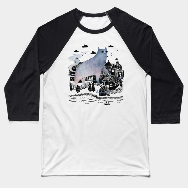 The Fog Baseball T-Shirt by littleclyde